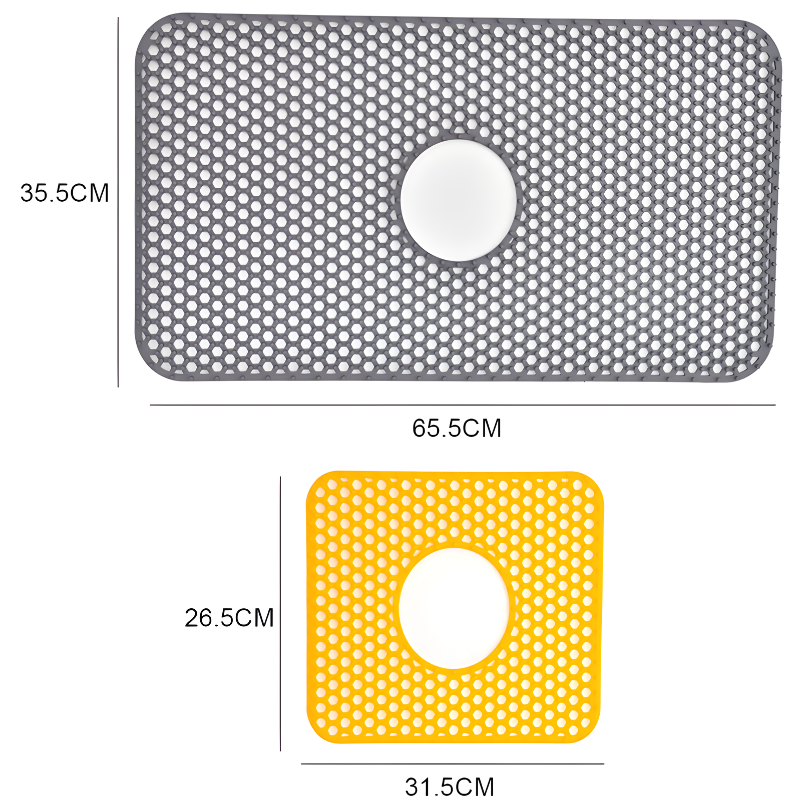 シンクマット 水切りマット シリコン断熱マット 耐冷熱温度-40~230℃ 滑り止め 静音 抗菌 防汚 傷防止 調理台保護 シンク