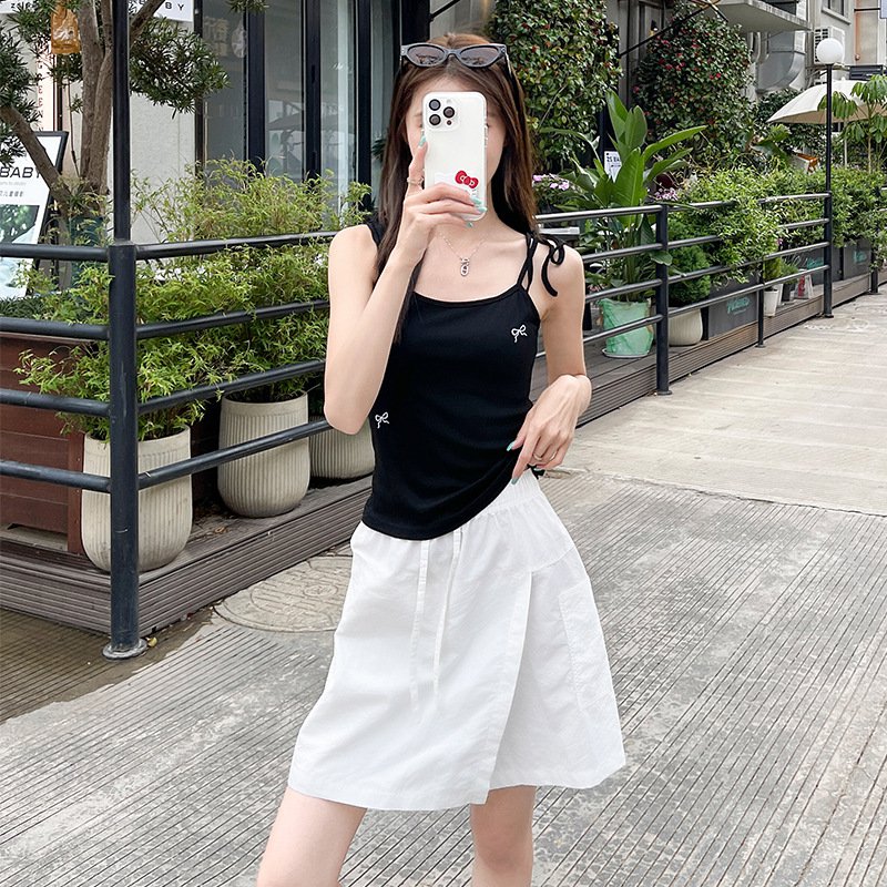 Damen Sommer Skort, High Waist, Outdoor Cargo Shorts, lässig und figurformend