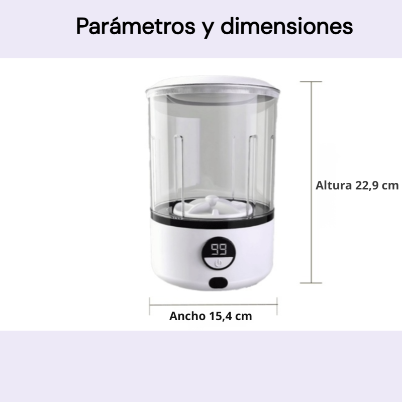 Lavadora portátil inalámbrica para ropa interior