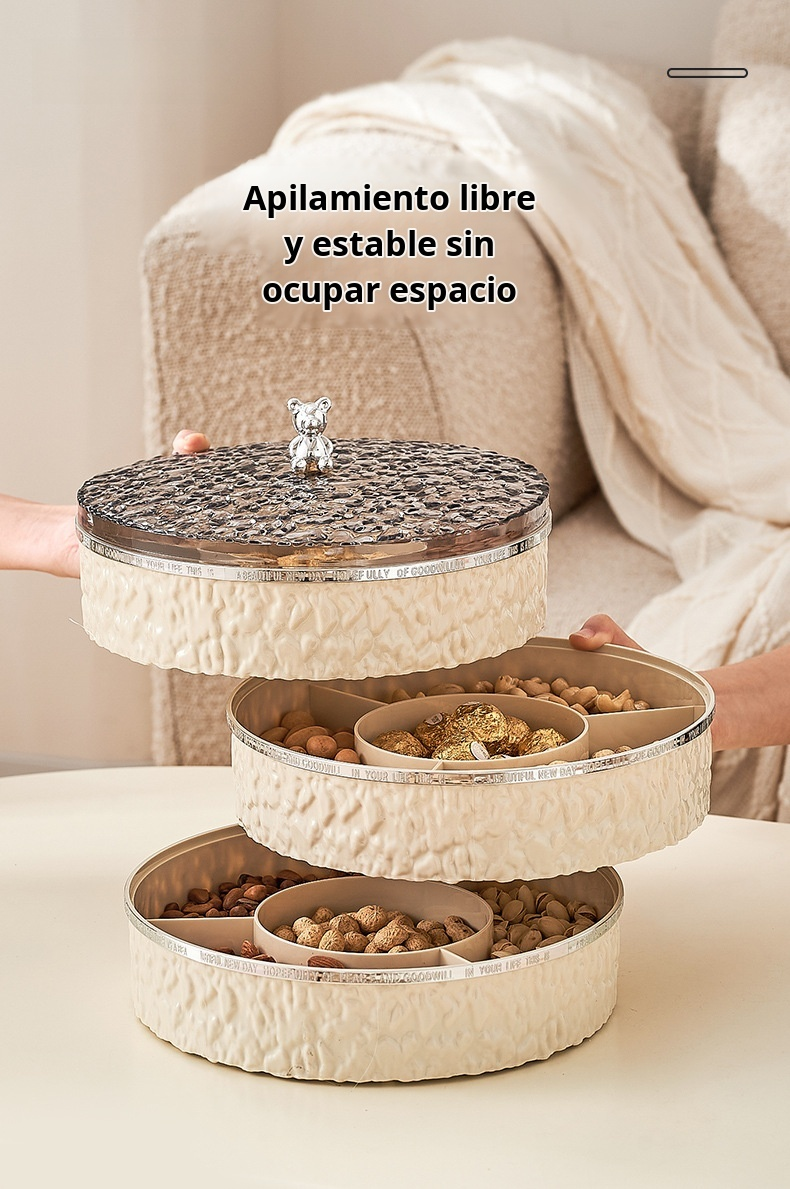 Caja de dulces y refrigerios para sala de estar