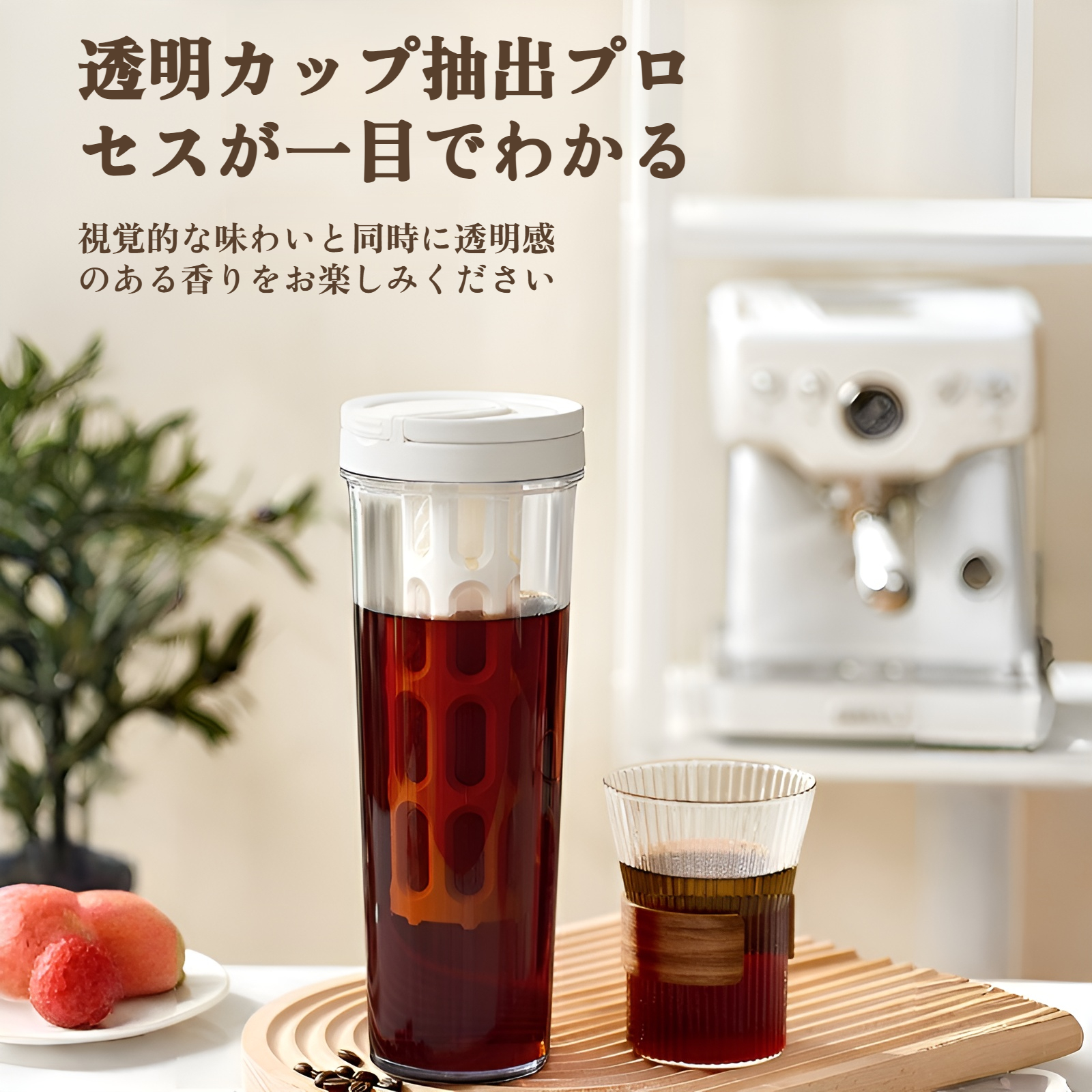 高温密封水カップの蓋を閉めた状態