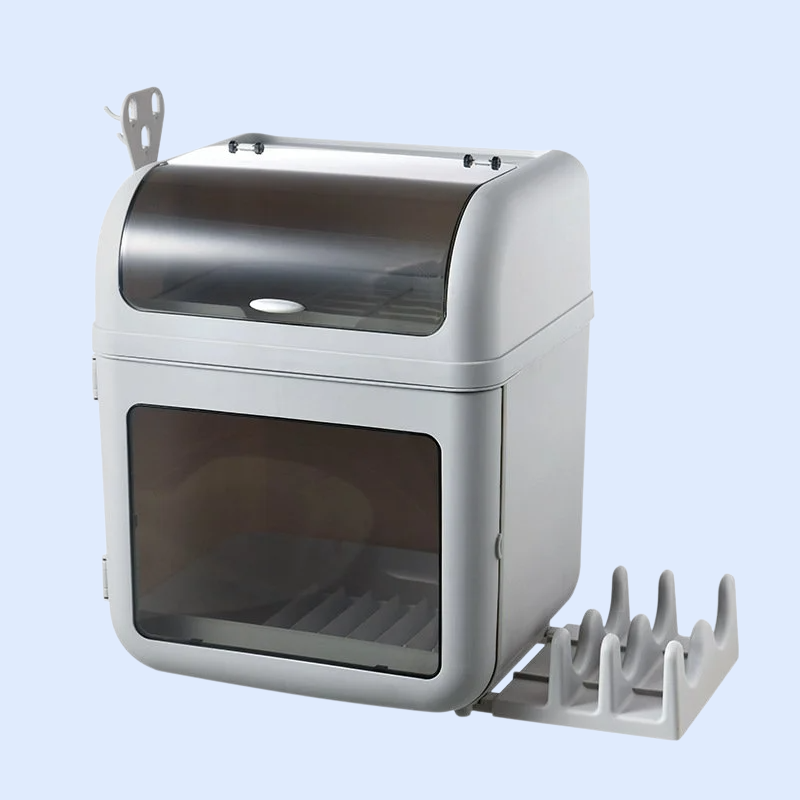 大容量キッチンキャビネット水切り食器＆カトラリーホルダー