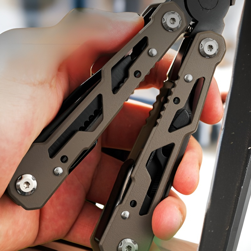 아웃도어 휴대용 접이식 다용도 공구집게 접이식 스테인리스 접이식 휴대용 콤비네이션 비트