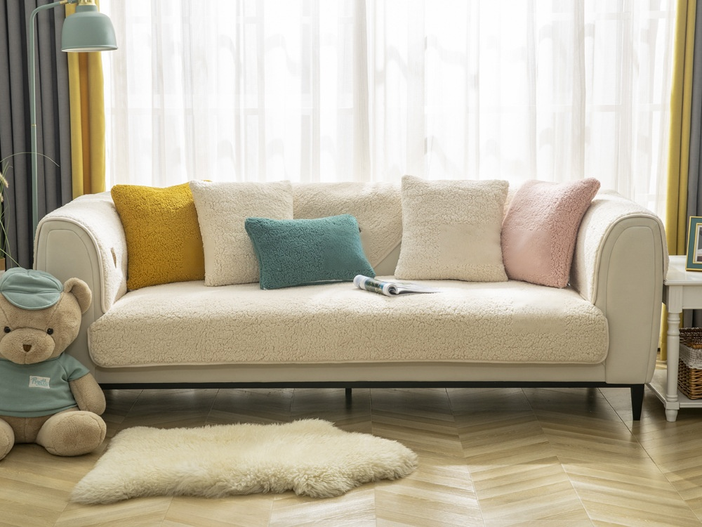 高級ソファーカバー 滑り止め＆カシミヤ生地
