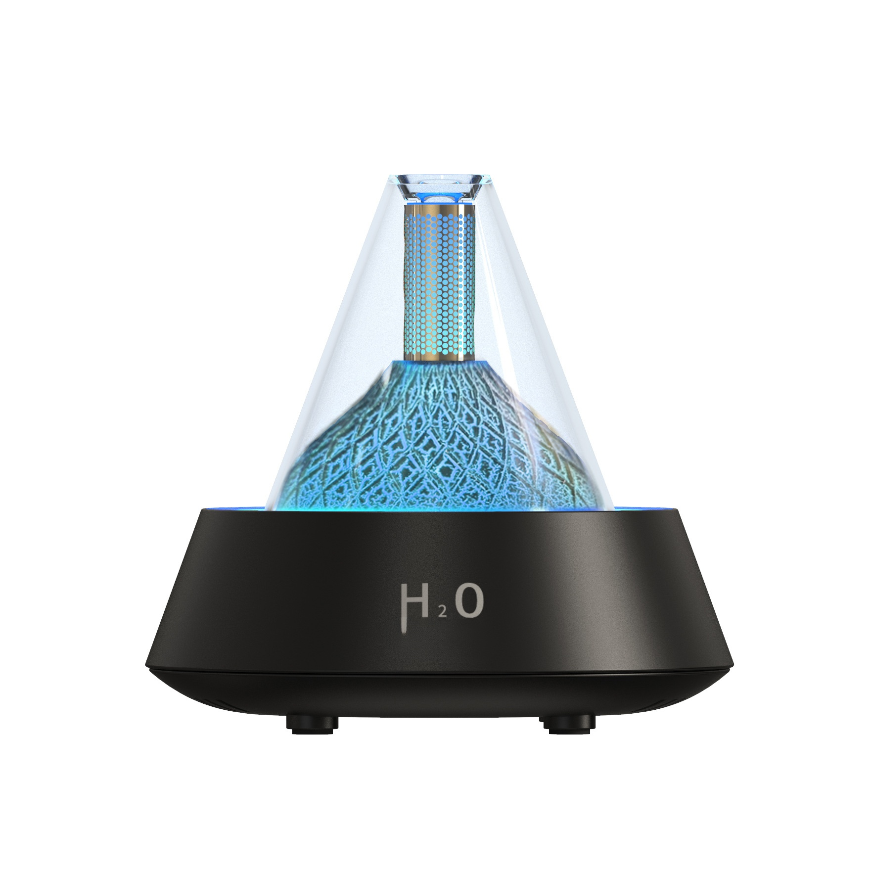 デスクトップ火山アロマセラピーマシンホームデスクトップミニクリエイティブアロマセラピーマシン雰囲気ナイトライト加湿器