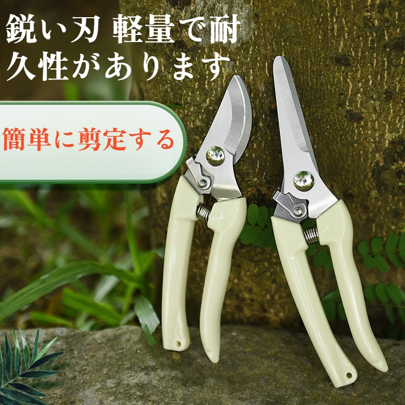 剪定鋏、枝鋏、果樹鋏、花枝鋏、摘果鋏、園芸用細果鋏、摘果鋏