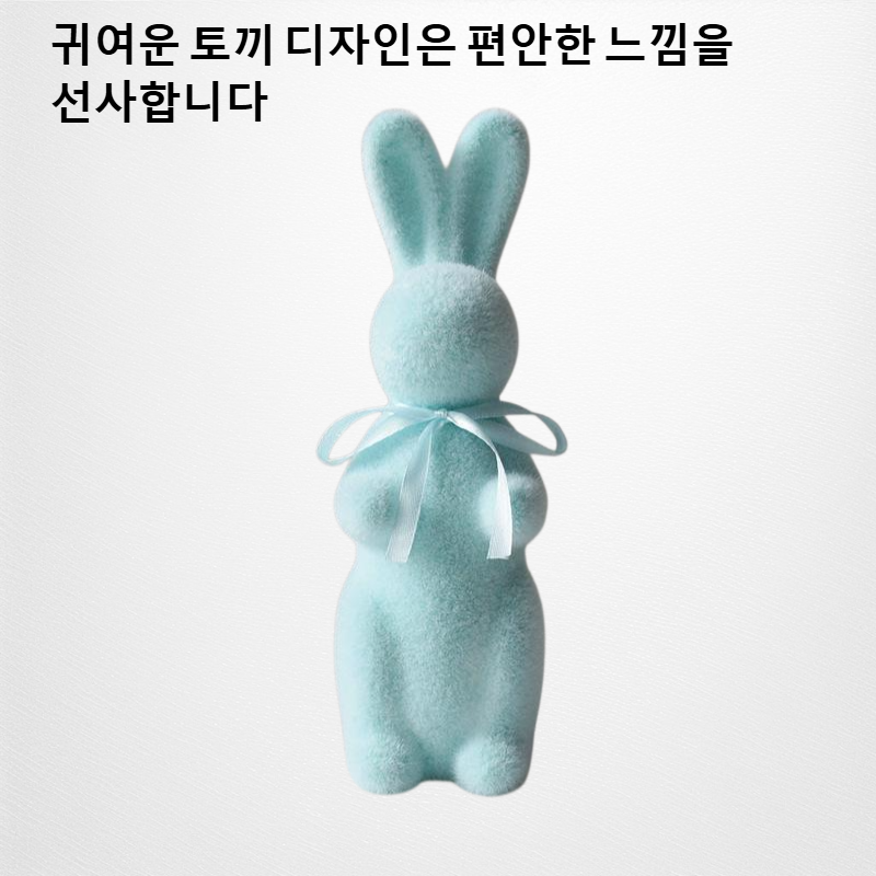 토끼 모양의 데스크톱 장식품