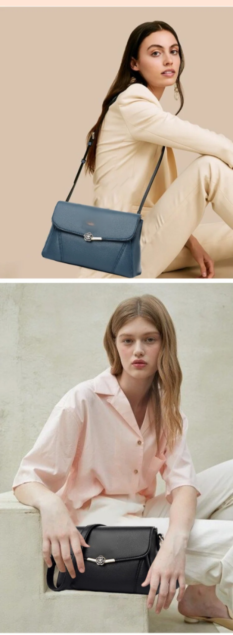 소프트 숄더 크로스백