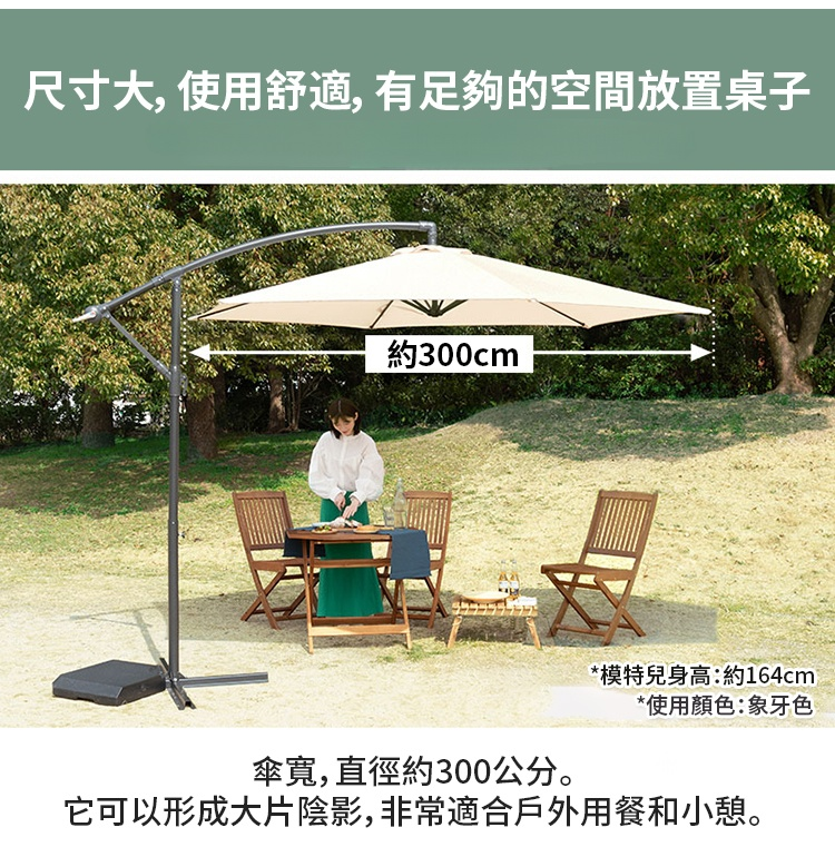 戶外庭院傘傘面聚酯遮陽傘傘布替換防曬防雨布花園中柱傘