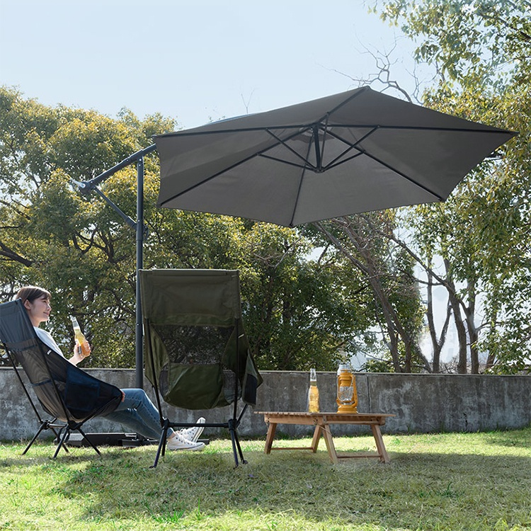 戶外庭院傘傘面聚酯遮陽傘傘布替換防曬防雨布花園中柱傘