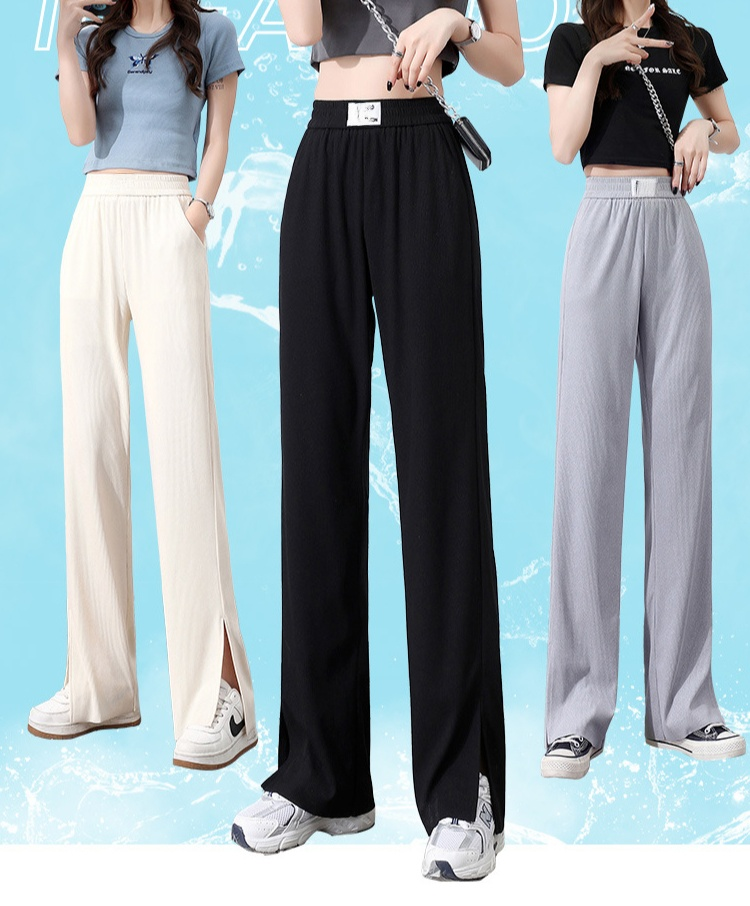 アイスシルクワイドパンツ全体画像