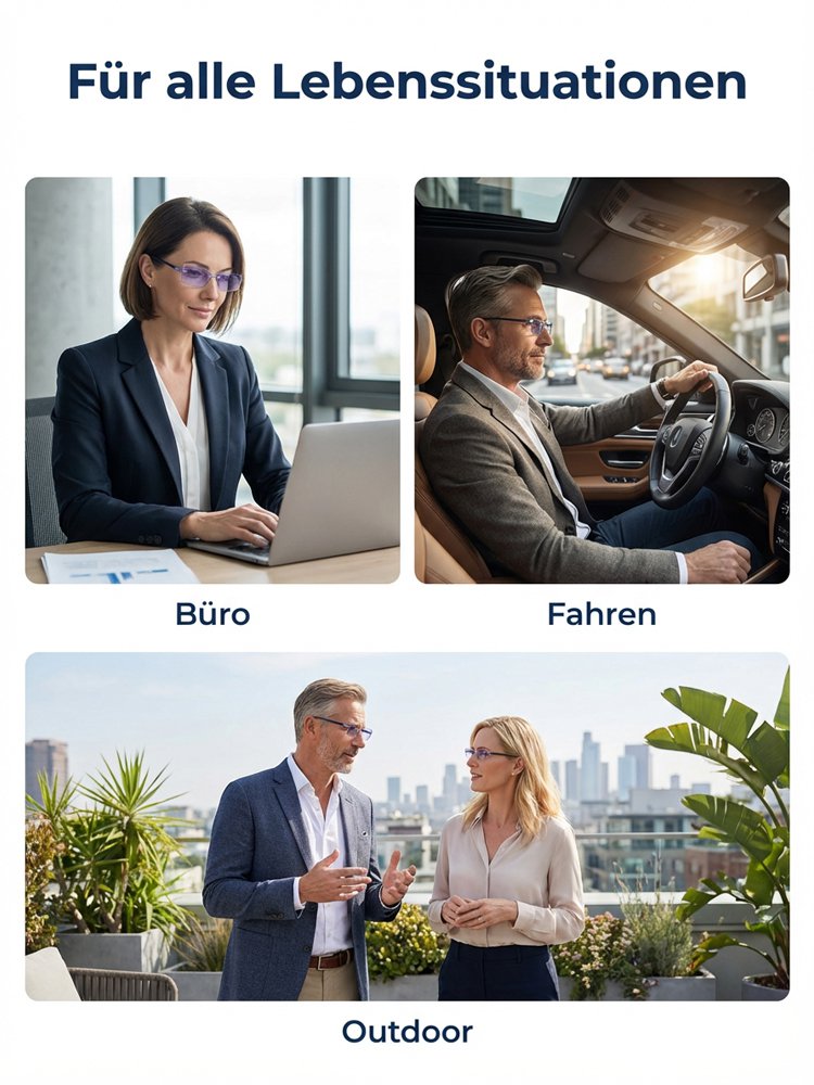 【Von Augenexperten empfohlen】In einer Sekunde aufgesetzt, die Welt sofort im Fokus!