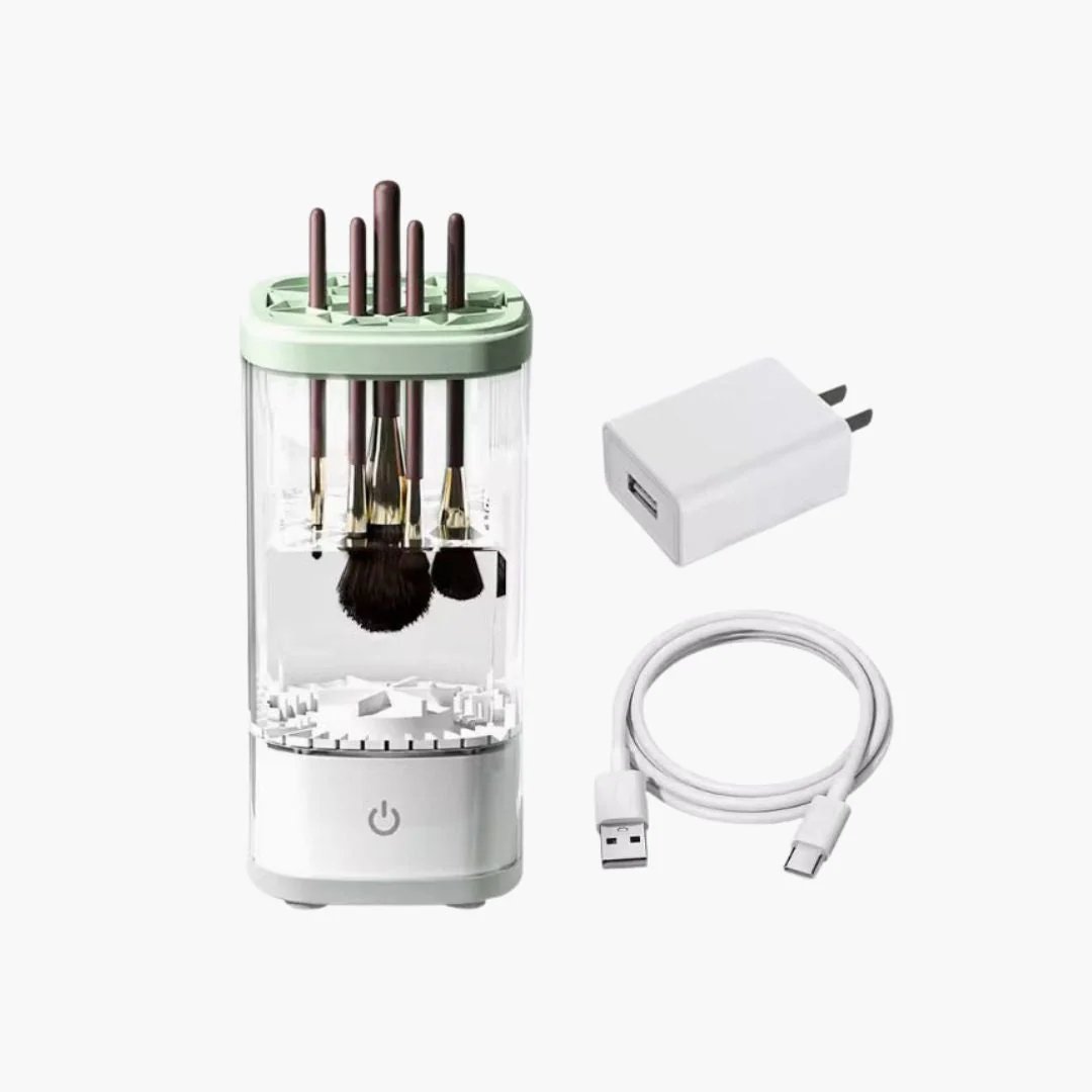 自動メイクブラシクリーナー