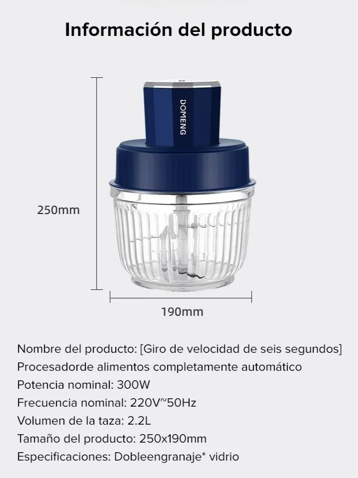 Picadora de carne multifuncional totalmente automática