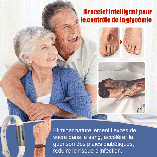 Bracelet intelligent de contrôle de la glycémie