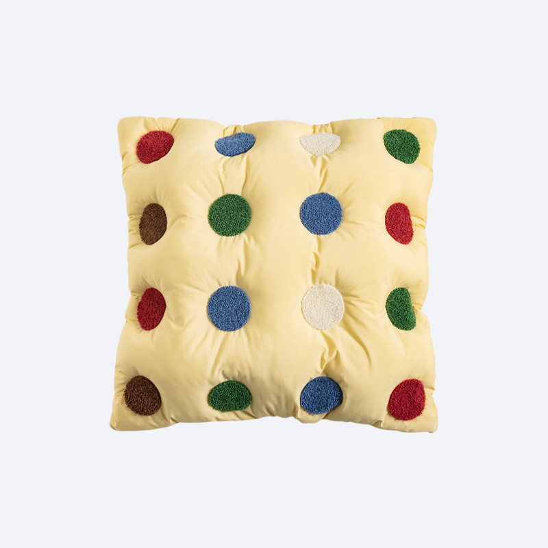 Living room sofa three-dimensional embroidered pillow