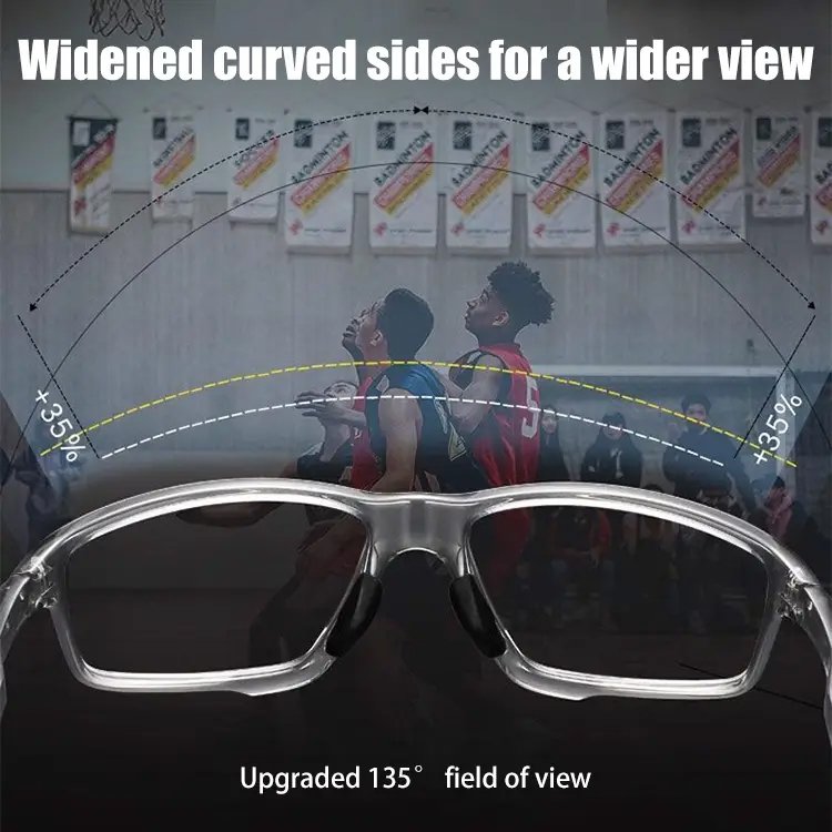 Sports photochromic reading glasses for both near and far use