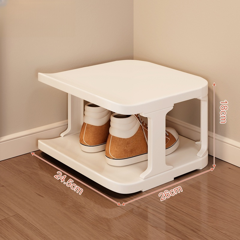 가정용 도어뒤에 설치 가능한 간단한 방진 신발장 다층공간절약형 소형신발장 수납공간
