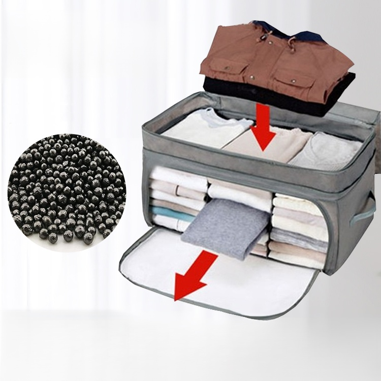 竹炭消臭多機能収納ケース 