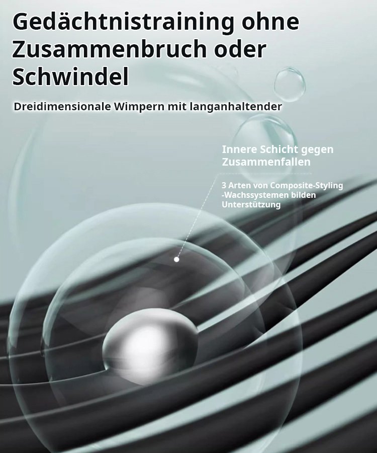 【Vergrößern Sie Ihre Augen】Kleine Stahlrohr-Mascara