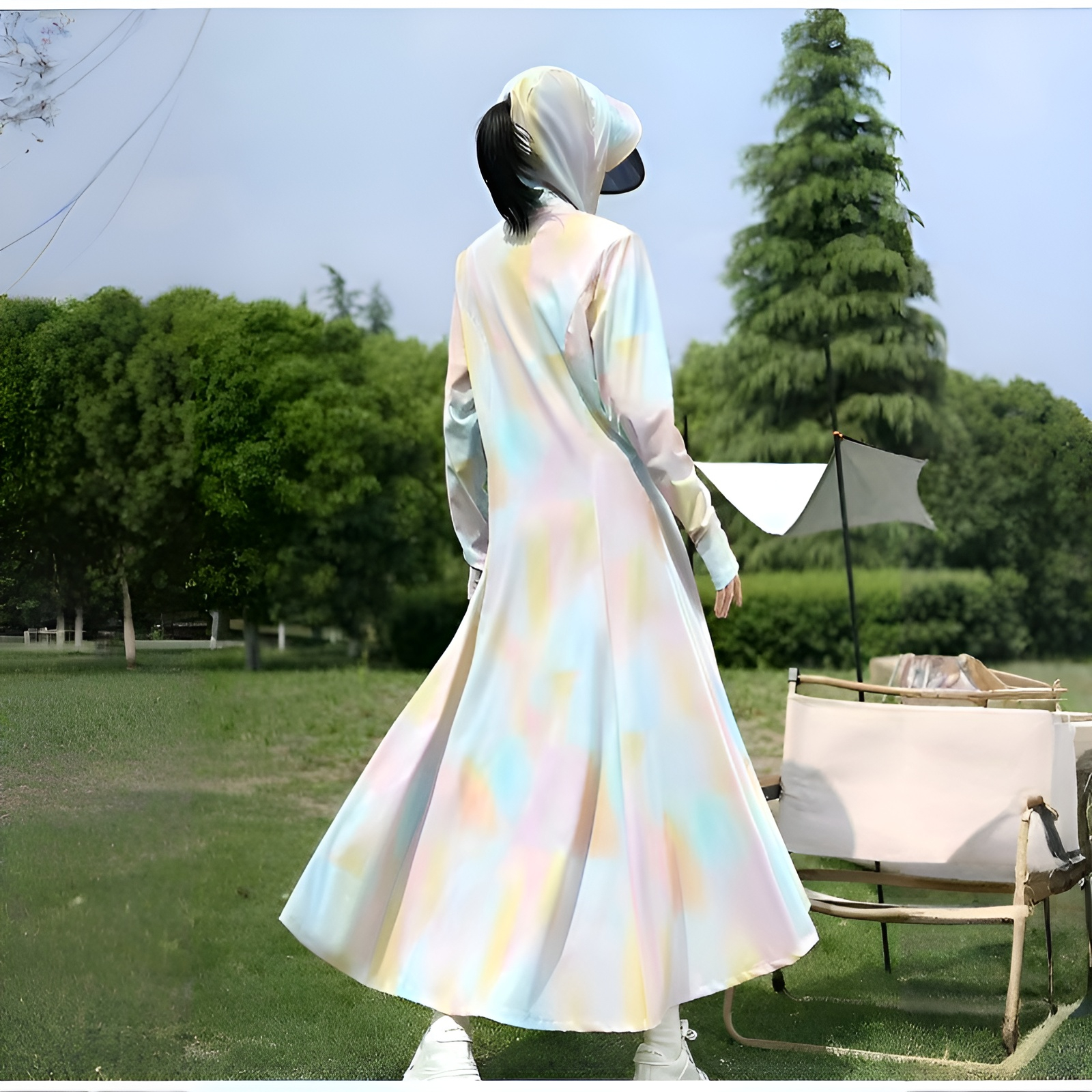 ファッション性も高い女性用日焼け止めショール