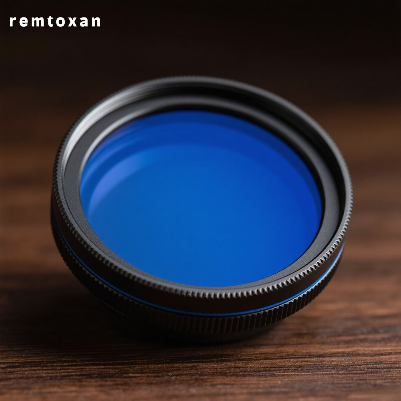 青色効果を強調した夜空の写真