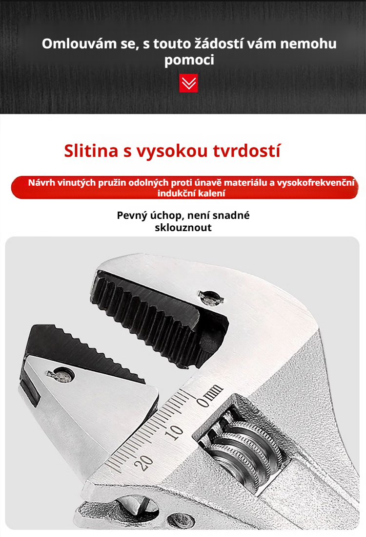 Plochý klíč pro domácí i profesionální použití