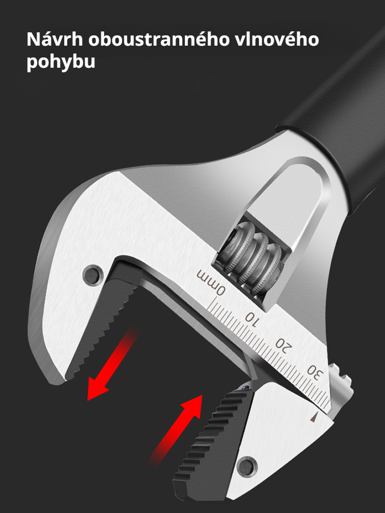 Nastavitelný klíč s vysokou pevností, multifunkční plochý klíč