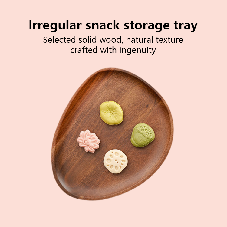Irregular snack storage tray