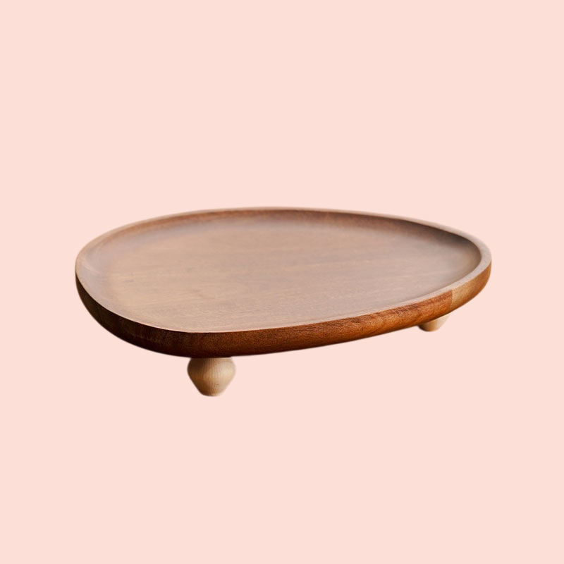 Irregular snack storage tray