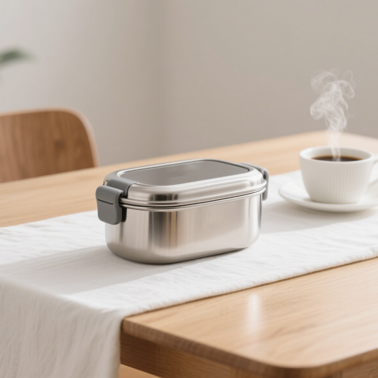 360도 스테인리스 스틸 단열 도시락 상자