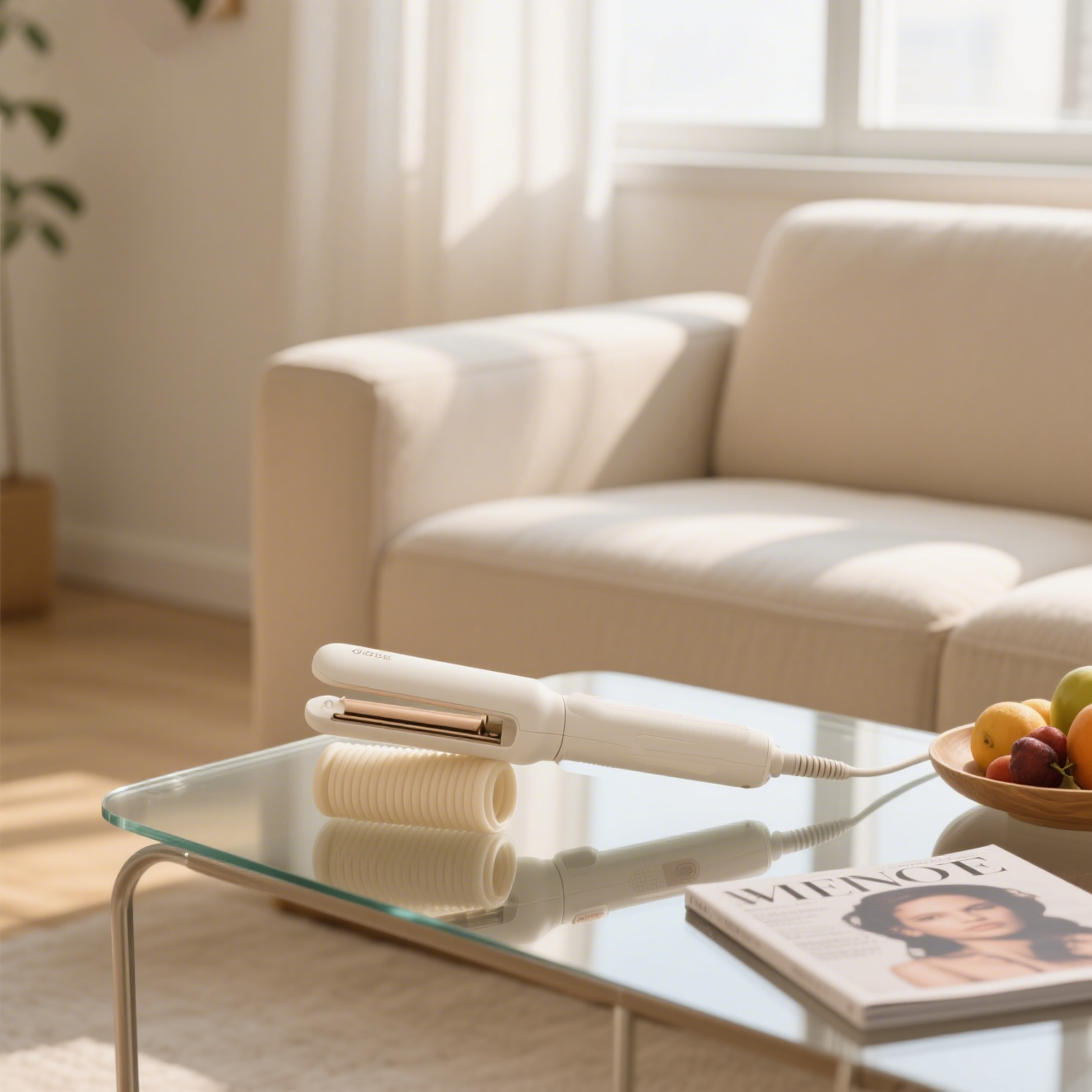 3-in-1 음이온 헤어케어 컬링 아이런