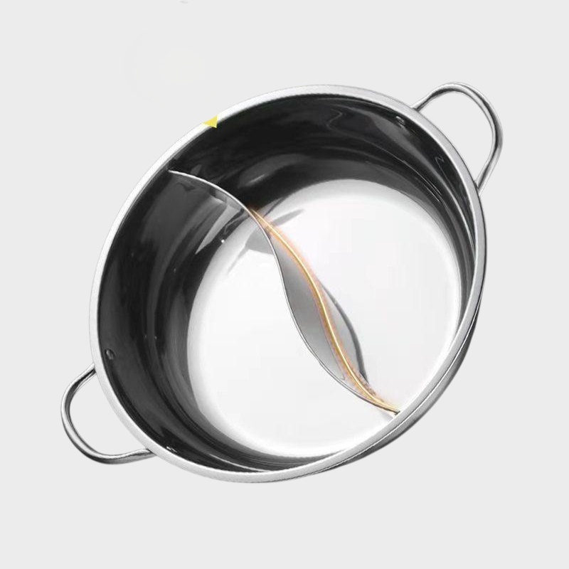 두꺼워진 스테인리스 스틸 인덕션 쿠커 냄비 핫팟