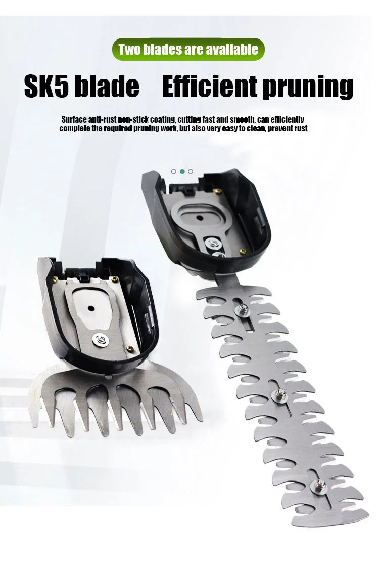 Ergonomische Akku-Gartenschere mit rutschfestem Griff