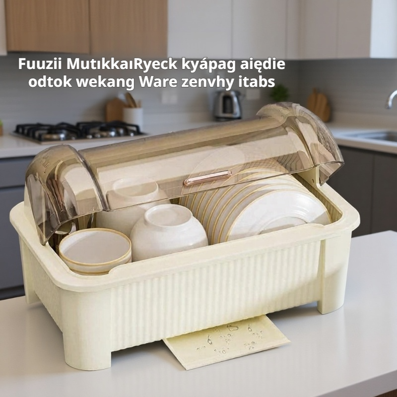  Čtyřúrovňový stojan na misky a příbory do kuchyně