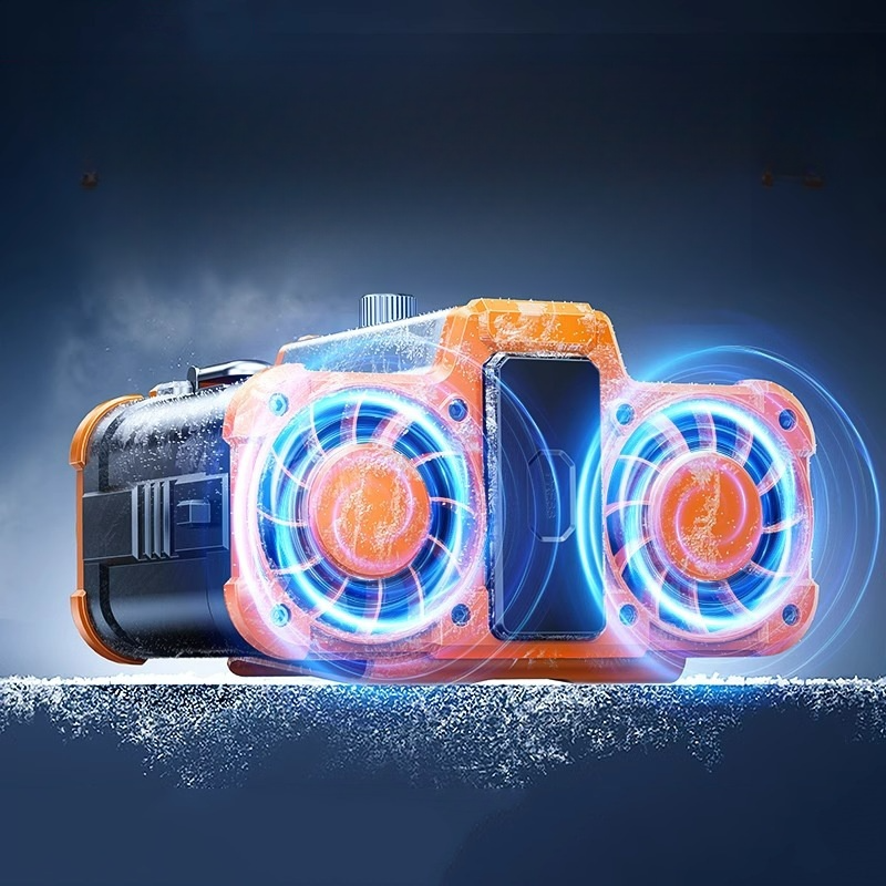 ダブルファン腰掛け冷風機