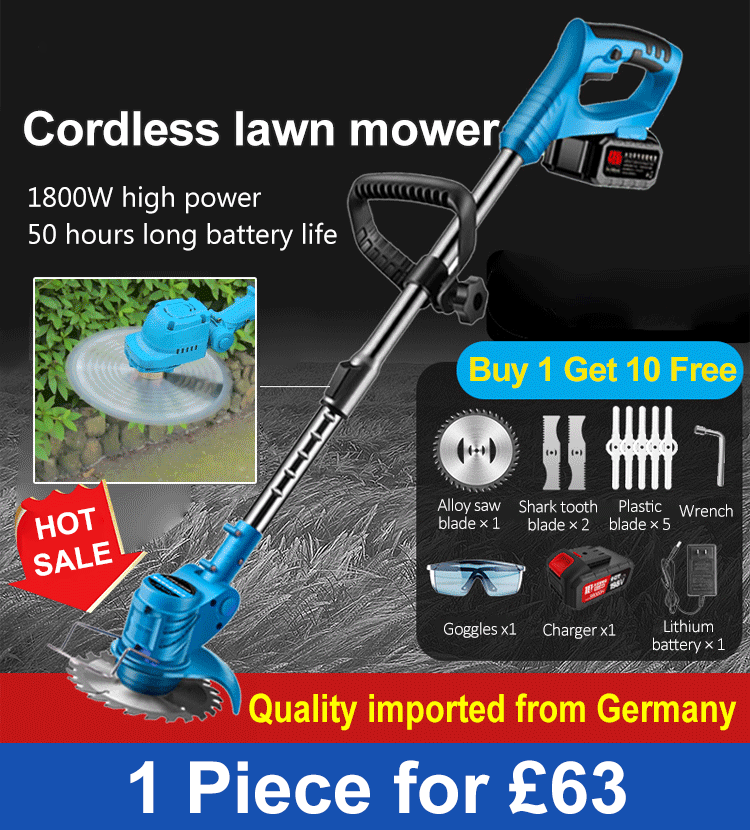 Cordless lawn mower