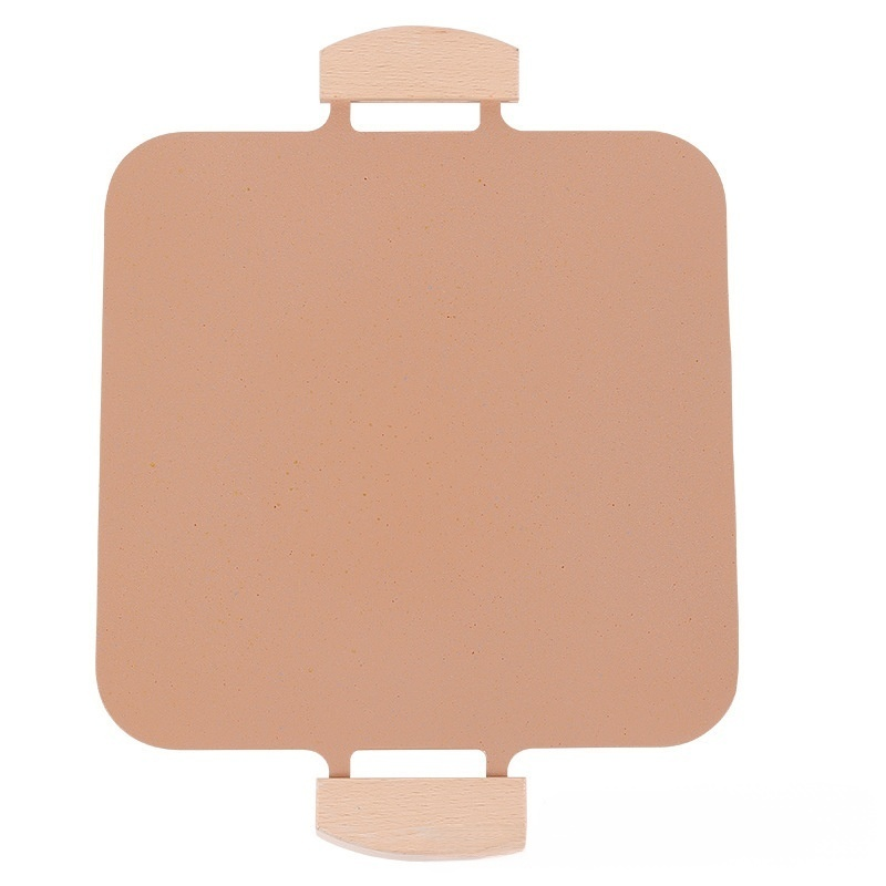 Placa de barbacoa coreana para acampar al aire libre, piedra médica, bandeja para hornear antiadhere