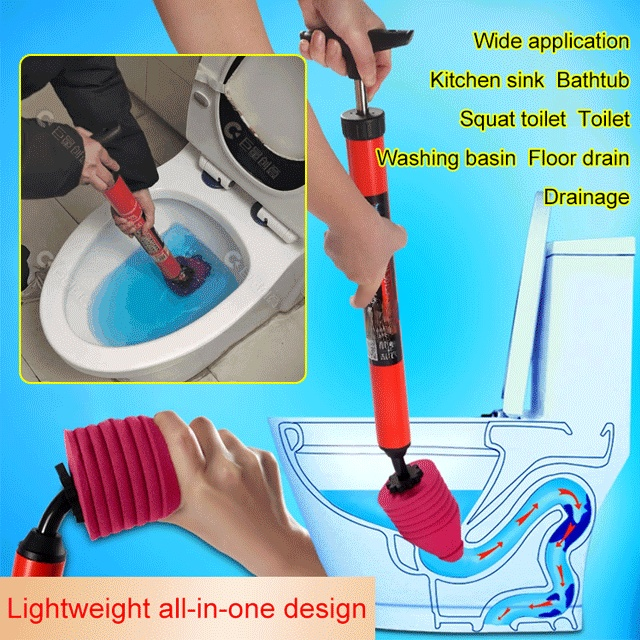 One-shot toilet pipe dredger