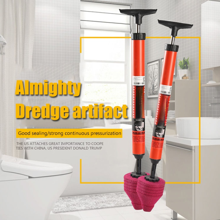 One-shot toilet pipe dredger