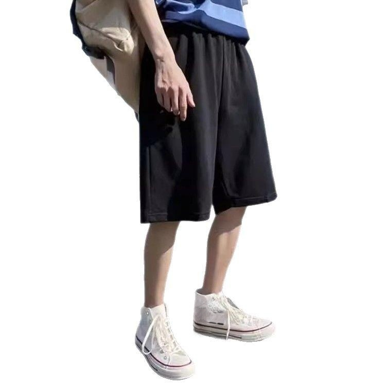 저고리의류한판패션트렌드여름솔리드심플원숙풍와이드5부반바지팬츠