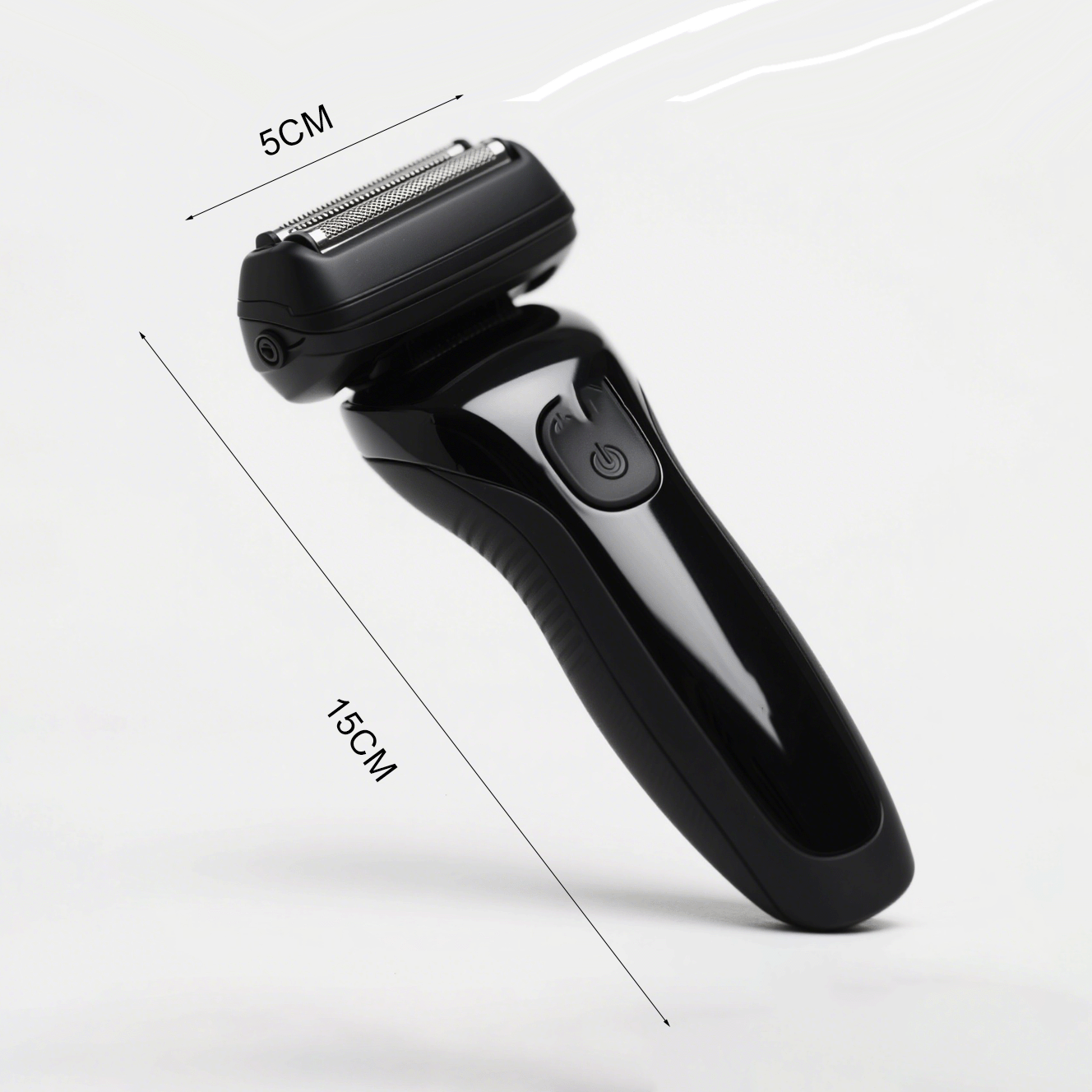 Bőrkímélő elektromos borotva használat közben