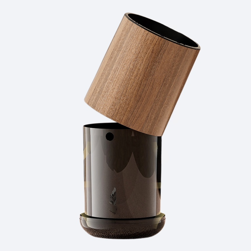 Foldable double-layer garbage bin