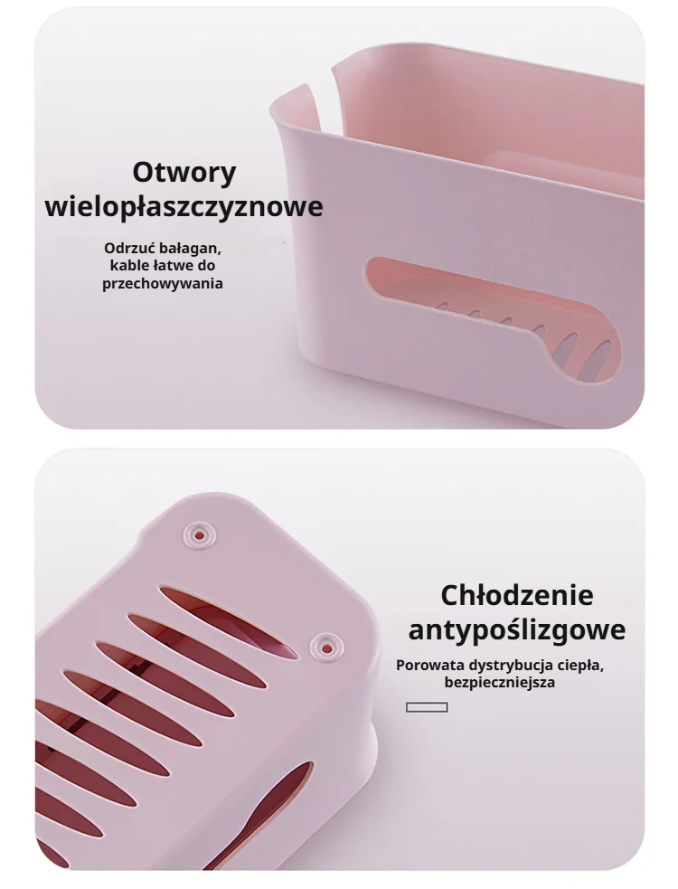 Minimalistyczny organizer do przechowywania przewodów