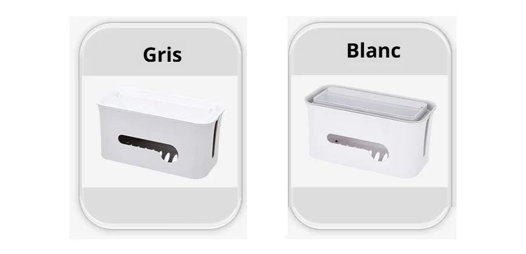 Boîte anti-poussière protégeant les prises électriques