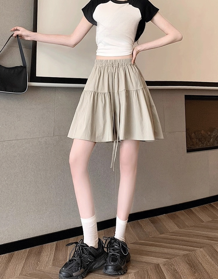 綿麻フレアスカパン