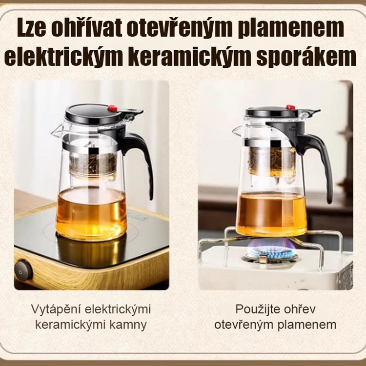 Jedno kliknutí filtrující čajová sada