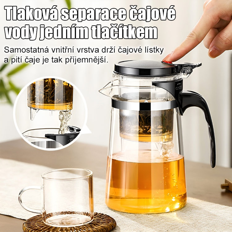 Jedno kliknutí filtrující čajová sada