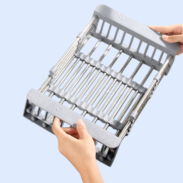 확장 가능한 수영장 물빠짐 식기 건조대