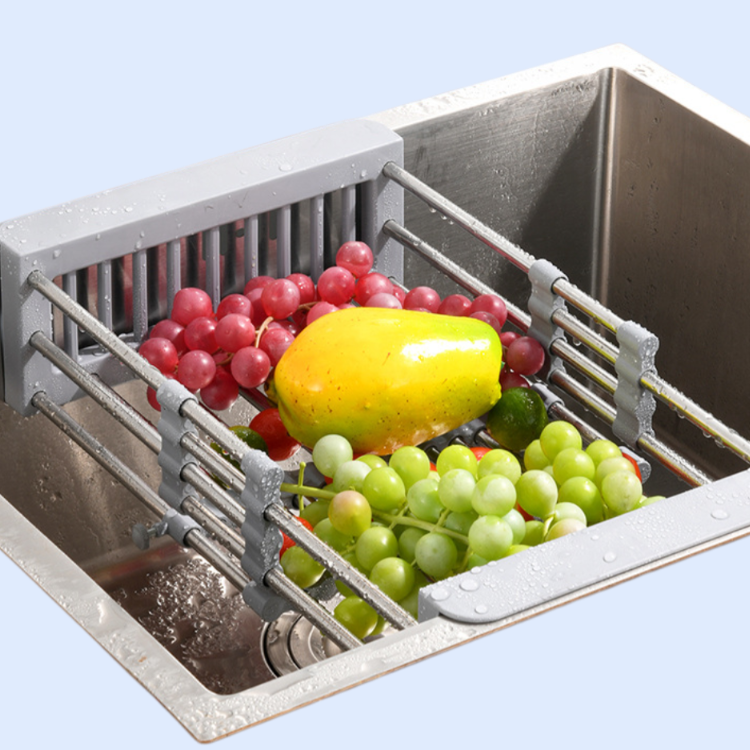 확장 가능한 수영장 물빠짐 식기 건조대